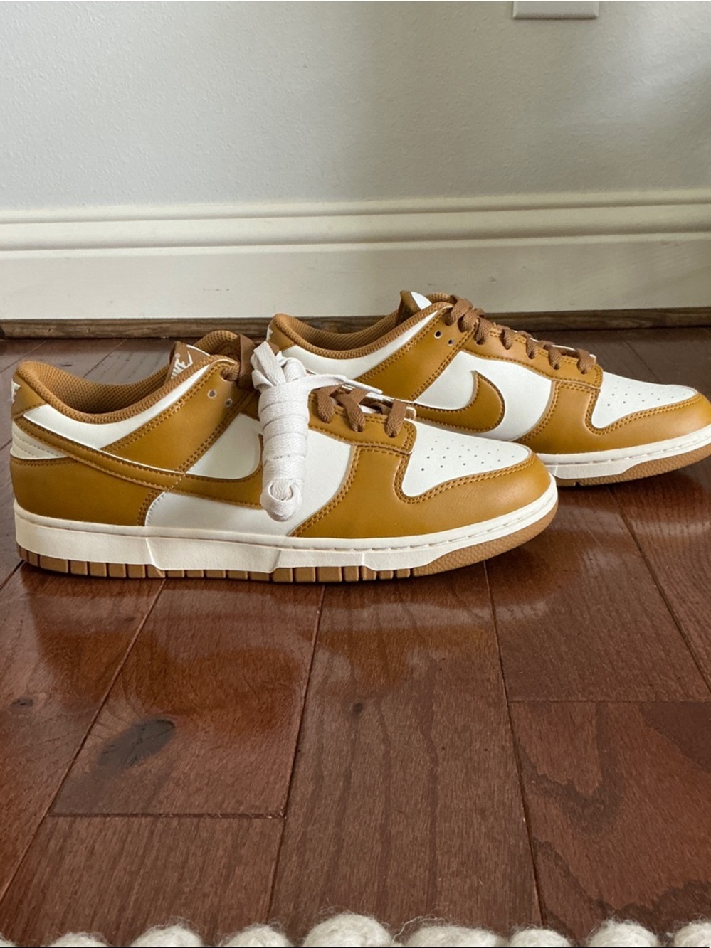 Nike Mens Dunk Low Retro Pale Ivory/Wheat-Pale Ivory (HF5441 108) - 9.5 - NWOB - Picture 7 of 7